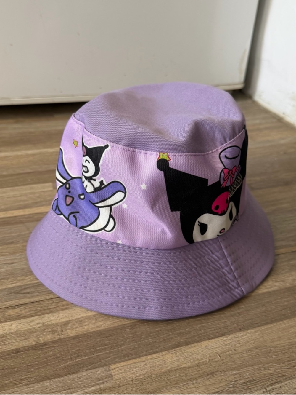 Kuromi My Melody Kids Fisherman Hat Cartoon Bucket Hat Travel Beach Cap Hat Girl